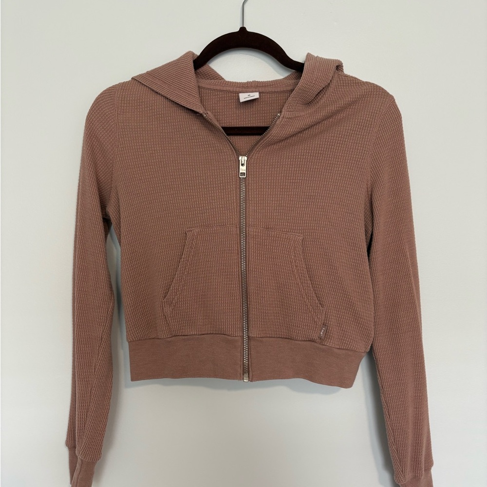 TNA Crop Zip-Up Hoodie